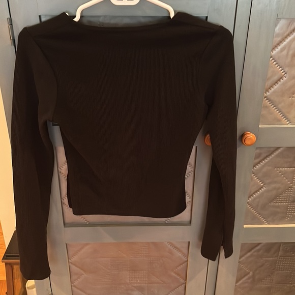 Fashionkilla black long sleeved top - Picture 2 of 4